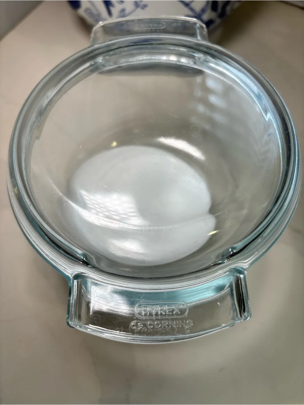 PYREX de Corning France Clear Glass Casserole Dishes Set Lids #451 & #018 RARE